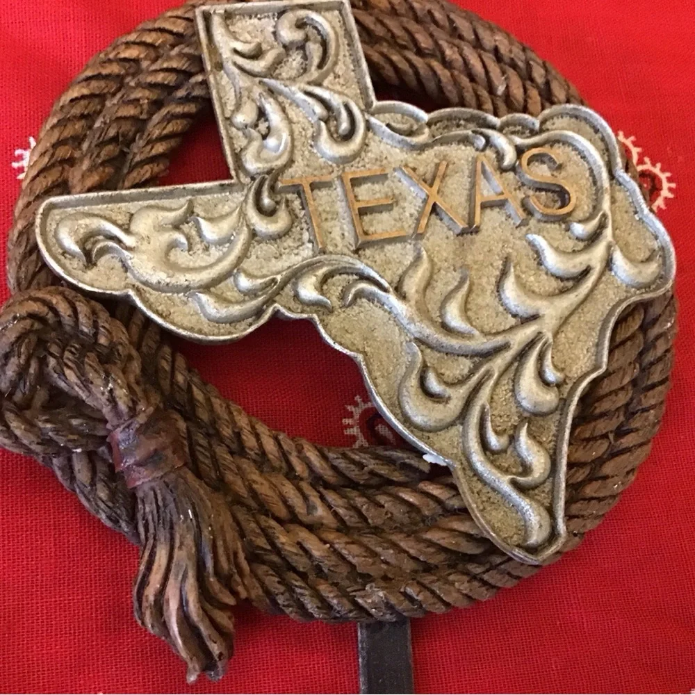 Texas Resin and Metal Wall Hook